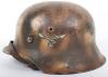 Luftwaffe M-42 Camouflaged Steel Combat Helmet - 2