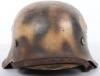 Luftwaffe M-42 Camouflaged Steel Combat Helmet - 4