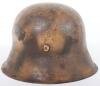 Luftwaffe M-42 Camouflaged Steel Combat Helmet - 6