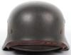 Waffen-SS Single Decal Steel Combat Helmet - 4