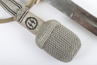 Third Reich SS (Schutzstaffel) Officers Sword Degen - 3