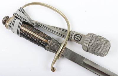 Third Reich SS (Schutzstaffel) Officers Sword Degen - 7