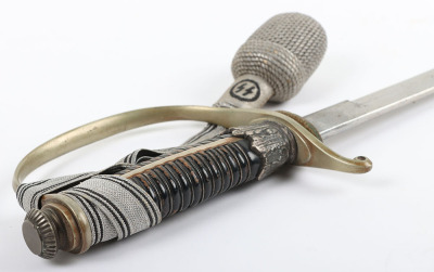 Third Reich SS (Schutzstaffel) Officers Sword Degen - 9