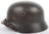 Waffen-SS Single Decal Steel Combat Helmet - 5