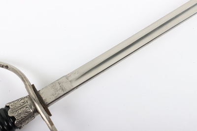 Third Reich SS (Schutzstaffel) NCO’s Sword Degen by Emil Voos, Solingen - 7