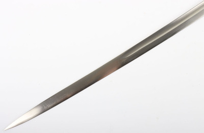 Third Reich SS (Schutzstaffel) Jawless Lion Head Officers Sword by Adolf Braun, Berlin - 11