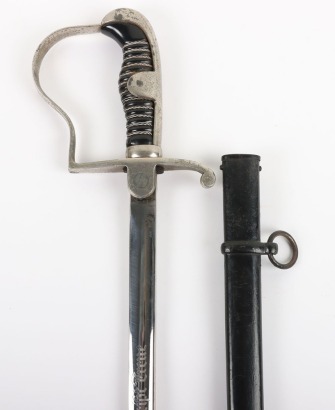 Third Reich SS (Schutzstaffel) Enlisted Ranks Sword by Carl Eickhorn, Solingen