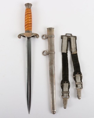 WW2 German Army Officers Dagger with Hanging Straps by Carl Eickhorn, Solingen - 3