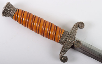 WW2 German Army Officers Dagger with Hanging Straps by Carl Eickhorn, Solingen - 13