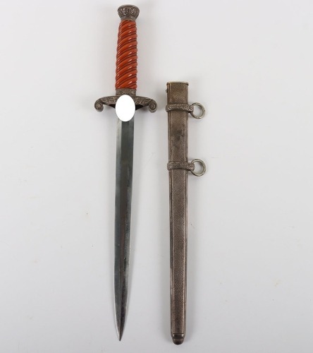 WW2 German Army Officers Dagger by Ernst Pack & Sohne with Personalised Initials to the Cross Guard