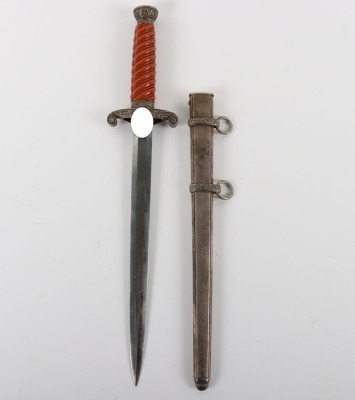 WW2 German Army Officers Dagger by Ernst Pack & Sohne with Personalised Initials to the Cross Guard