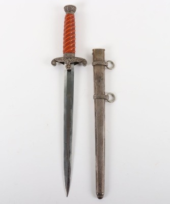 WW2 German Army Officers Dagger by Ernst Pack & Sohne with Personalised Initials to the Cross Guard - 2