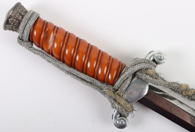 WW2 German Army Officers Dagger with Knot - 8