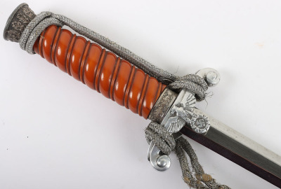 WW2 German Army Officers Dagger with Knot - 9