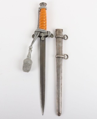 WW2 German Army Officers Dagger with Damascus Blade - 2