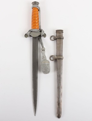 WW2 German Army Officers Dagger with Damascus Blade - 3