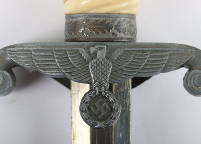 WW2 German Army Officers Dagger with Hanging Straps by Ernst Pack & Sohne Waffenfabrik, Solingen - 18