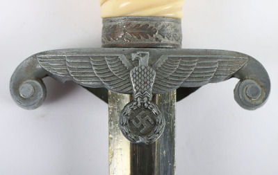 WW2 German Army Officers Dagger with Hanging Straps by Ernst Pack & Sohne Waffenfabrik, Solingen - 19