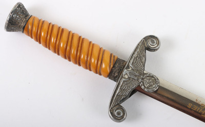 WW2 German Army Officers Miniature Dress Dagger by Alcoso, Solingen - 7