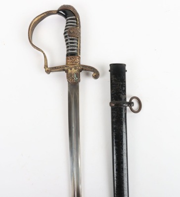 WW2 German Army Officers Sword Model Nr 1714 Freiherr von Stein by Carl Eickhorn - 2