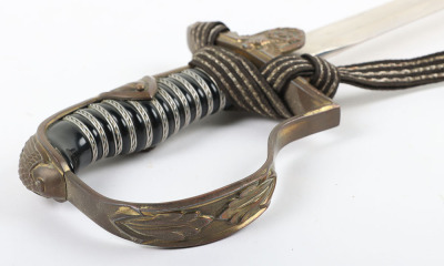 WW2 German Army / Waffen-SS Officers Prinz Eugen Pattern Dress Sword by Carl Eickhorn, Solingen - 11