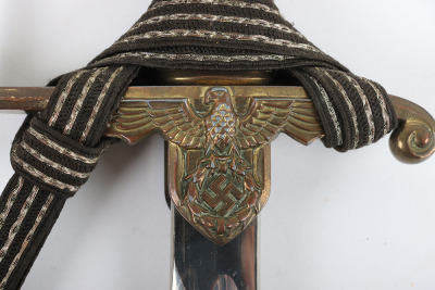 WW2 German Army / Waffen-SS Officers Prinz Eugen Pattern Dress Sword by Carl Eickhorn, Solingen - 15