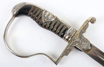 WW2 German Army / Waffen-SS Officers Prinz Eugen Pattern Dress Sword by Carl Eickhorn, Solingen - 4