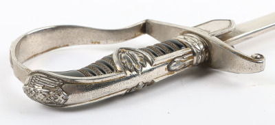 WW2 German Army / Waffen-SS Officers Prinz Eugen Pattern Dress Sword by Carl Eickhorn, Solingen - 7