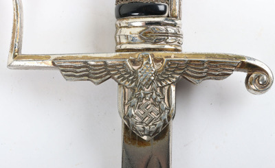 WW2 German Army / Waffen-SS Officers Prinz Eugen Pattern Dress Sword by Carl Eickhorn, Solingen - 10