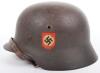 Waffen-SS Double Decal M-35 Steel Combat Helmet - 5