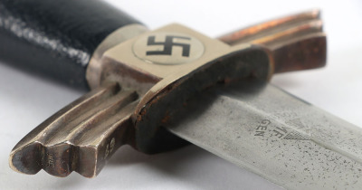 Third Reich DLV / NSFK Flyers Knife Dagger by SMF, Solingen - 14