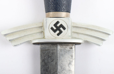 Third Reich NSFK Flyers Knife Dagger by F&A Helbig - 21