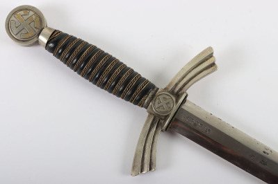 Third Reich Transitional DLV / Luftwaffe 1st Pattern Dress Dagger by J A Henckels, Solingen - 10