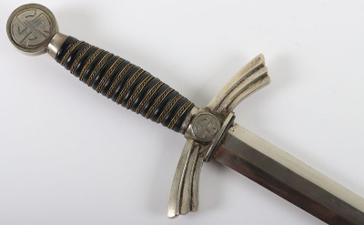 Third Reich Transitional DLV / Luftwaffe 1st Pattern Dress Dagger by J A Henckels, Solingen - 11