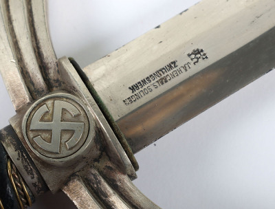 Third Reich Transitional DLV / Luftwaffe 1st Pattern Dress Dagger by J A Henckels, Solingen - 13