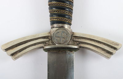 Third Reich Transitional DLV / Luftwaffe 1st Pattern Dress Dagger by J A Henckels, Solingen - 23