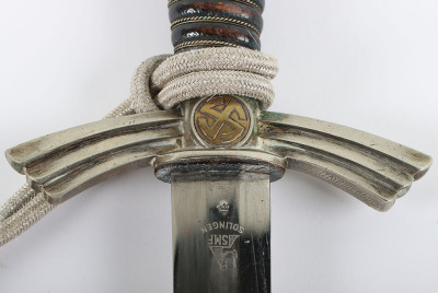 German Unit Marked Luftwaffe 1st Pattern Officers Dress Dagger by SMF, Solingen - 20