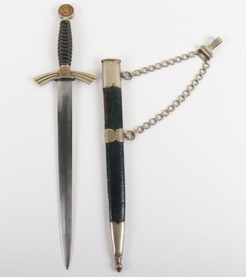 Third Reich Unit Marked Luftwaffe 1st Pattern Officers Dress Dagger by Rare Maker Gebr Heller, Marienthal - 2