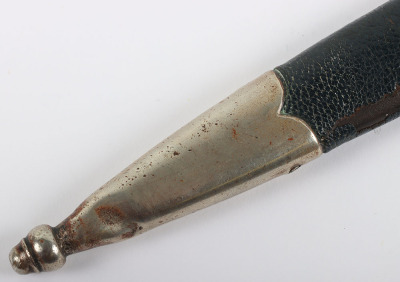 Third Reich Unit Marked Luftwaffe 1st Pattern Officers Dress Dagger by Rare Maker Gebr Heller, Marienthal - 6