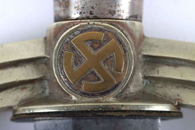 Third Reich Unit Marked Luftwaffe 1st Pattern Officers Dress Dagger by Rare Maker Gebr Heller, Marienthal - 19