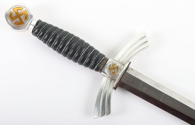 Third Reich Luftwaffe 1st Pattern Officers Dress Dagger - 22