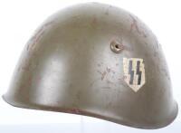 Italian Waffen-SS Volunteers Steel Helmet