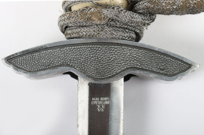WW2 German Luftwaffe 2nd Pattern Officers Dress Dagger with Straps and Knot by Robert Klaas, Solingen - 26