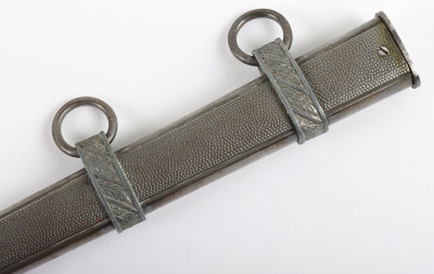 Scarce WW2 German Luftwaffe 2nd Pattern Officers Dress Dagger with Double Etched Blade by Carl Eickhorn, Solingen - 6