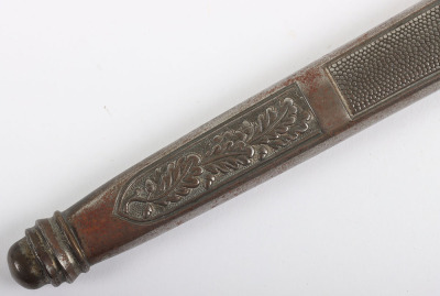 Scarce WW2 German Luftwaffe 2nd Pattern Officers Dress Dagger with Double Etched Blade by Carl Eickhorn, Solingen - 8