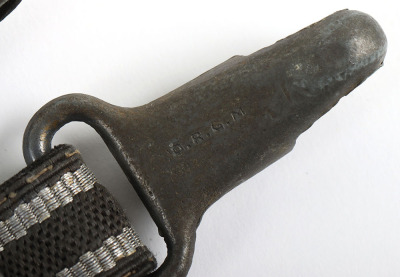 Scarce WW2 German Luftwaffe 2nd Pattern Officers Dress Dagger with Double Etched Blade by Carl Eickhorn, Solingen - 26