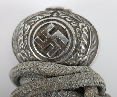 Scarce WW2 German Luftwaffe 2nd Pattern Officers Dress Dagger with Double Etched Blade by Carl Eickhorn, Solingen - 32