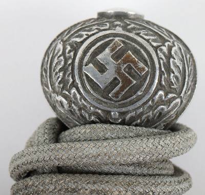 Scarce WW2 German Luftwaffe 2nd Pattern Officers Dress Dagger with Double Etched Blade by Carl Eickhorn, Solingen - 34