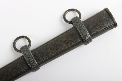 WW2 German Unit Marked Luftwaffe 2nd Pattern Officers Dress Dagger by F W Holler, Solingen - 4