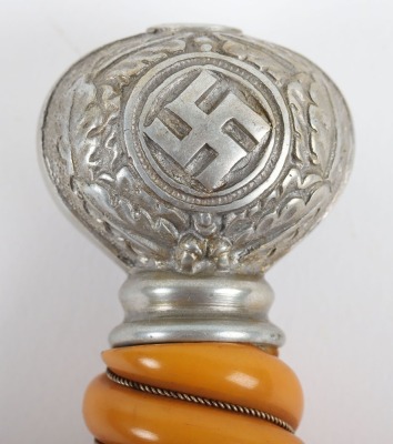WW2 German Unit Marked Luftwaffe 2nd Pattern Officers Dress Dagger by F W Holler, Solingen - 20